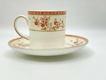 WEDGWOOD ウェッジウッド MALABAR Coffee Cup & Saucer マラバル コーヒーカップ&ソーサー *L290_画像7