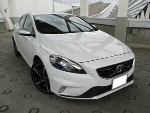 H27 最上級 V40【 VOLVO V40 T5 Rデザイン 245ps 】車検07.11 純正ナビ&DTV&BT/Bカメラ/FRドラレコ/追従クルコン/R用18inc/極美車/78.000km