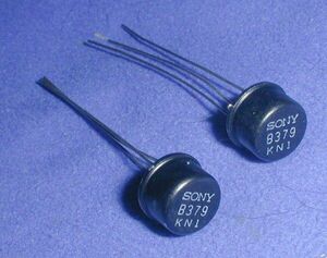  low cycle small electric power increase width for germanium transistor SONY 2SB379 2 pcs set 