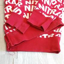 NITRAID XLサイズ(2L) レッド 赤 柄 パーカー フード 秋冬 ジップアップ アウター NTRD ナイトレイド ジャージ 防寒 大きい(送料無料 y1 _画像5