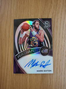 2019-20 Panini Spectra Radiant Signatures /99 auto Mark Eaton #RS-MET マーク・イートン 直筆 サイン NBA