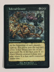 MTG《冥府からの誕生/Infernal Genesis》[PCY] 英語