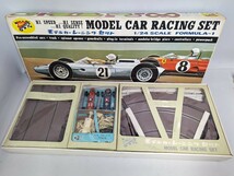 ■希少 動作品 箱/説明書有り ニチモ 1/24 スロットカー フェラーリ F-1 ポルシェ F-1 コントローラー コース■_画像1