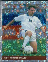 ロベルト・バッジォ　　イタリア代表 WORLD CUP 1998 DS ステッカー　18　　　　Roberto BAGGIO　　　/ インテル ユベントス ACミラン_画像1