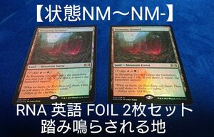 【状態NM～NM-】MTG RNA 踏み鳴らされる地 2枚セット 英語 FOIL