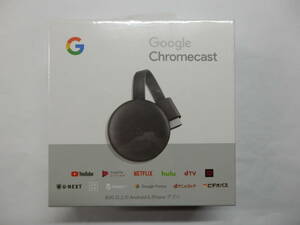 100L348K♪ ★未開封★ Google Chromecast GA00439-JP チャコール グーグル クロームキャスト