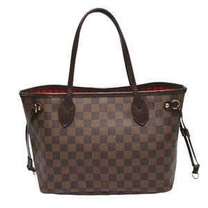 ルイヴィトン ハンドバッグ N51109 ネヴァーフルPM ダミエ ハンドバッグ LOUIS VUITTON ブラウン レディース 中古