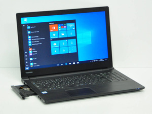 ♪ 上位モデル dynabook B65/J ♪第8世代 Core i5-8250U/ メモリ8GB/ SSD:256GB / マルチ / テンキー/ Office2019/ Win11