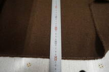 NO375-3.7 BRITISH WOOL TWEED ウール１００生地　ブラウン　３．７ｍ_画像2