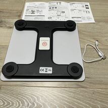 体重計 スマホ連動 体脂肪計 bluetooth ヘルスメーター 日本語取扱説明書/USBデータケーブルが付属_画像6