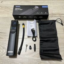 Woowind BP188 電動 空気入れ 自転車 電動エアコンプ 携帯式 充電式 ミニ アルミカバー 自動停止 エアコンプレッサー 英米仏式バルブ対応 _画像7