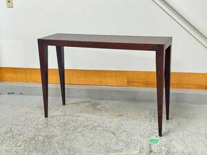 T498☆モデルルーム展示品☆コンソールテーブル　玄関テーブル　花台　電話台　アンティーク　木製　サイドテーブル