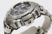  【ジャンク】 カシオ G-SHOCK レブマン 腕時計 MRG-1200TB-1AJF CASIO REVMAN Gショック 2023年11月電池交換済 MRG-1200T チタン _画像4
