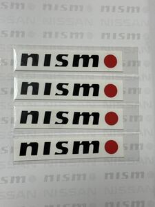 NISMO ステッカー 4枚セット 旧ロゴ 日の丸 LM GT4 ホイール BNR32 BCNR33 BNR34 ニスモ 日産 GT-R B5