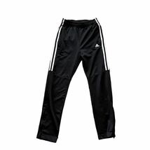 adidas アディダス　ジャージ　ズボン　黒　キッズ　150cm 【AY1468】_画像2