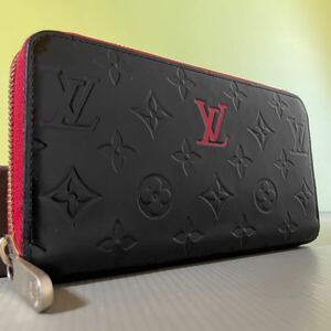 1円〜美品 LOUIS VUITTON ルイヴィトン ヴェルニ モノグラム 正規品 ラウンドファスナー長財布 ジッピーウォレット MI3164