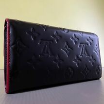 1円〜美品 LOUIS VUITTON ルイヴィトン ヴェルニ モノグラム 正規品 ラウンドファスナー長財布 ジッピーウォレット TH4078 二つ折り_画像2