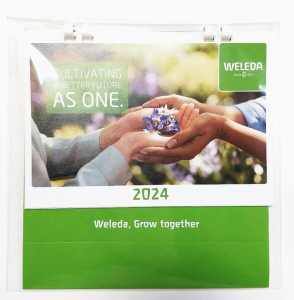 2024 最新　未使用品　WELEDA　ヴェレダ　非売品卓上　カレンダー　Calendar