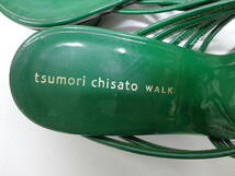 0289【本州のみ送料無料】tumori chisato walk ツモリチサト　ウォーク　サンダル　グリーン_画像8