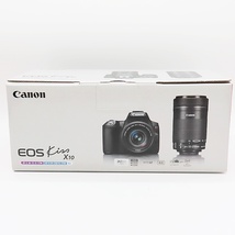 Canon キャノン EOS kiss X10 デジカメ ダブルズームキット ブラック 小型 軽量 一眼レフ Wi-Fi 未使用 2300674_画像3