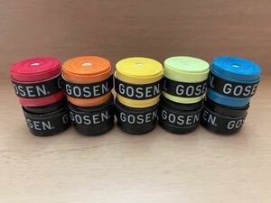 {10 piece 5 color ×1+ black 5}GOSEN grip tape free shipping * anonymity delivery the lowest price over grip tape chopsticks Gosen fishing rod * color modification possible 