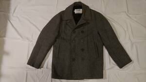 Schott ショット 740US PEACOAT ピーコート PEA JACKET グレー OXFORD US 40 L XL Size