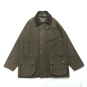 00s Barbour wool beaufort　オリーブグリーン　M バブアー　ウール　ビューフォート