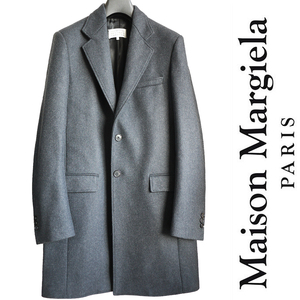 正規品 最高級 メゾンマルジェラ Maison Margiela ウールメルトン チェスターコート ジャケット ライダースブルゾン マルタンマルジェラ