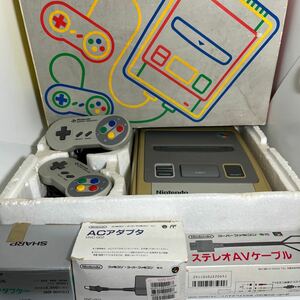 任天堂 ニンテンドー Nintendo SUPER FAMICOM スーパーファミコン スーファミ SFC 本体 SHVC-001 動作確認済