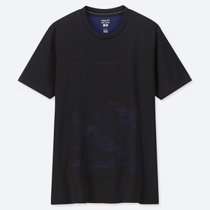 スタイリスト 私物 出展 絶版 限定カラー MB さん絶賛♪ Peter Saville ドライ EX クルーネック T L UNIQLO コラボ UT 黒 ブラック