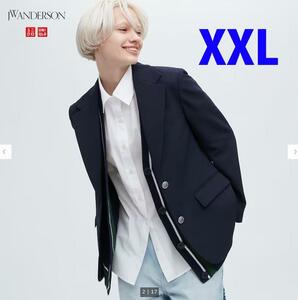 MB さま HP紹介 絶版 男女兼用 UNIQLO ユニクロ × JW ANDERSON 感動ブレザー XXL ネイビー 紺 ブレ 458638 軽量 ストレッチ ドライ まとめ