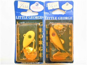 ☆☆ Mann's LITTLE GEORGE 1/2oz＆3/4oz リトルジョ－ジ 2個セット トムマン レザーバック/フロッグマン/ハードワーム マンズ　☆☆