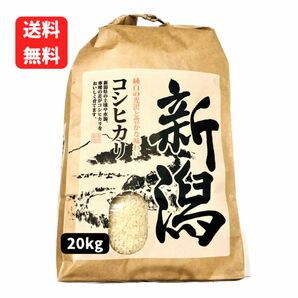 7 【令和5年産　新米】新潟県産コシヒカリ　玄米20kg（白米約18kg）
