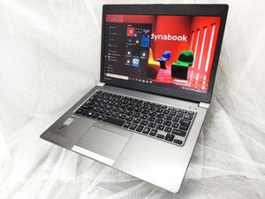 ☆ dynabook R63/P ☆ 第5世代Corei5 SSD120GB メモリ4GB Wi-Fi HD画面 Win10Pro