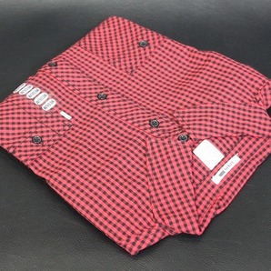 Levi's/リーバイス レディースシャツ レッド系 サイズM BOYFRIEND GINGHAM LHW4109★送料360円★の画像2