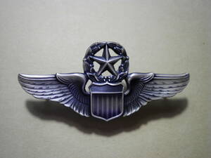 即決　実物　アメリカ空軍　コマンド・機長グレード　パイロット章　メタル 