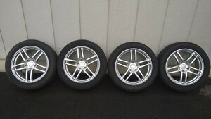 YOKOHAMA ORIGINAL WHEEL DESIGNホイール AVS モデルT5 ４本（17インチ 5穴 PCD114.3 8J ET48 A）