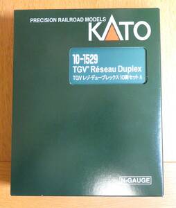 新品　未使用　KATO　10-1529　TGV　レゾ・デュープレックス　10両セット　Nゲージ　カトー　外国車両