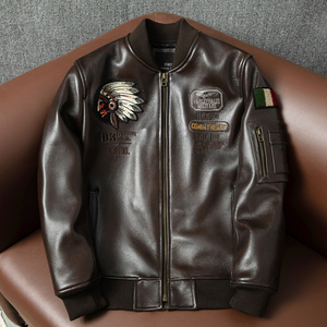 レザージャケット 牛革 シングルライダース 革ジャン カウハイド カーコート バイクジャケット メンズファッション S～5XL