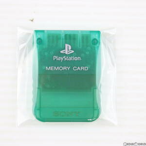 【中古】[ACC][PS]プレイステーション PlayStation メモリーカード シースルーグリーン SCE(SCPH-1193)(60011355)