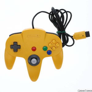 【中古】[ACC][N64]NINTENDO64(ニンテンドウ64) コントローラ ブロス(イエロー) 任天堂(NUS-005-CY)(60011673)