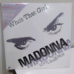 [ Madonna ]MADONNA Who*s That Girl laser disk Live