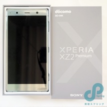 Xperia XZ2 premium android SO-04K 箱有 DOCOMO端末 〇判定 5.8インチ メモリ６GB Chrome Silver_画像2