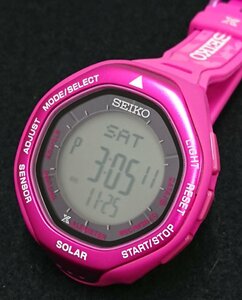 Симпатичный розовый цвет ♪ Seiko Prospex/Prospex Alpinist/Alpinist Solar Watch SBEB023 Руководство для наблюдения за использованием *
