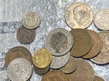 メキシコの古銭まとめてセット　1枚銀貨あり　銅貨や白銅貨など　希少　レアコイン　古銭　ラテンアメリカ　中米　外国コイン_画像2