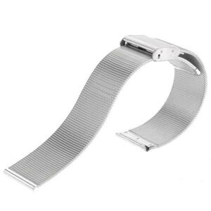 【普通郵便送料無料！】腕時計交換ベルト ステンレス メッシュ 16mm スライドバンド銀02