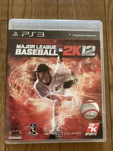 PS3 MAJOR LEAGUE BASEBALL 2K12 overseas edition 