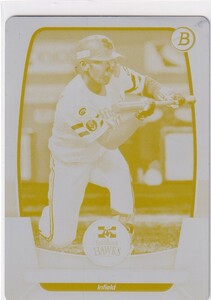 2023 TOPPS 今宮健太 BOWMAN NPB プロ野球 PRINTING PLATE 1of1 #1/1 1枚限定 ソフトバンクホークス