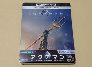 ☆アクアマン スチールブック仕様 4K ULTRA HD&ブルーレイセット 2000セット限定生産 Blu-ray AQUAMAN ジェイソン・モモア