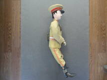 旧家蔵出し品：日本人形　旧日本軍兵隊　アンティーク　時代物_画像10